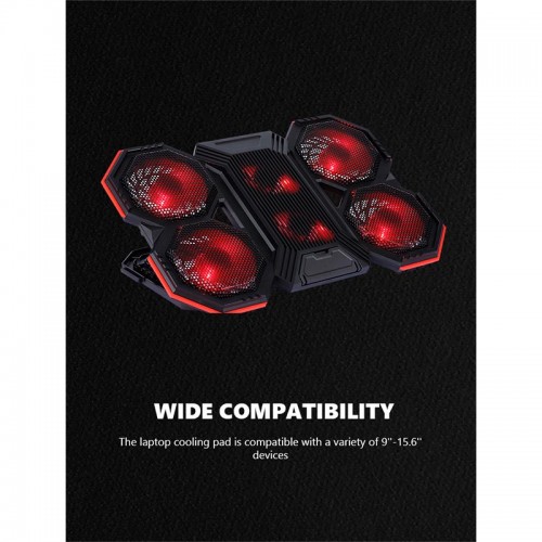 Кулер для ноутбука MARVO CoolingPad FN-41 |2USB, 9-17.3"| black