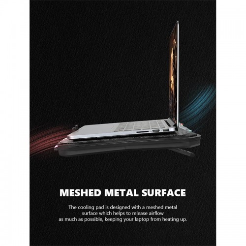Кулер для ноутбука MARVO CoolingPad FN-40 |2USB, 9-17.3"| black
