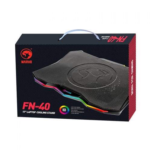 Кулер для ноутбука MARVO CoolingPad FN-40 |2USB, 9-17.3"| black