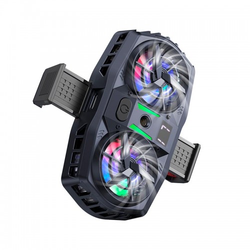 Куллер для телефону HOCO mustango mobile phone dual cooler GM36 |4.5-7"| black