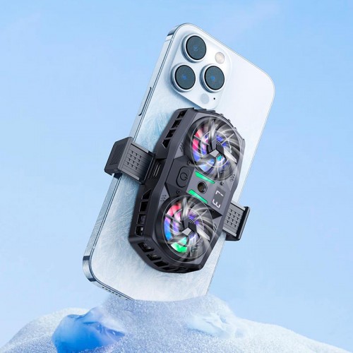 Куллер для телефону HOCO mustango mobile phone dual cooler GM36 |4.5-7"| black