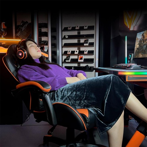 Крісло ігрове MeeTion eSportChair CHR04 black-orange