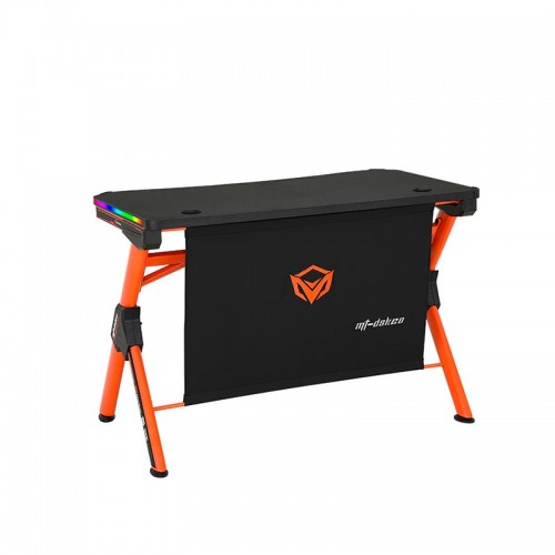 Стіл геймерський MEETION Gaming Desk RGB Light DSK20 |1000*600*750| black-orange