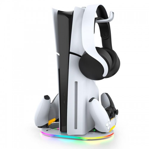 Док-станція Ipega Charge stand for PS5 Slim Disc / Digital PG-P5S045 |RGB, USB 2.0| white