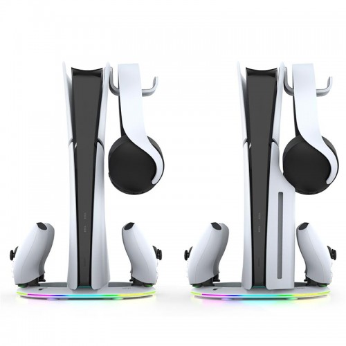 Док-станція Ipega Charge stand for PS5 Slim Disc / Digital PG-P5S045 |RGB, USB 2.0| white
