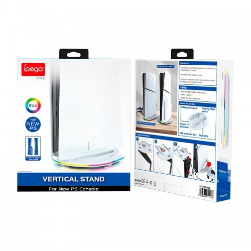 Док-станция Ipega Charge stand for PS5 Slim Disc/Digita PG-P5S035SA |RGB, USB/Type-C|