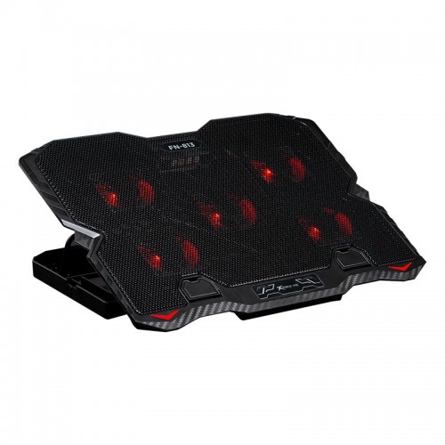 Підставка для ноутбука Xtrike Me FN-813 (9-15,6) 5 кулерів 2 USB 5 рівнів нахилу RGB підсвітка black