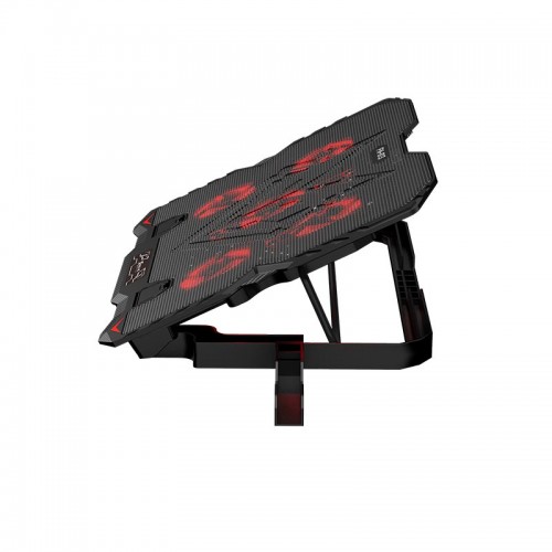 Підставка для ноутбука Xtrike Me FN-813 (9-15,6) 5 кулерів 2 USB 5 рівнів нахилу RGB підсвітка black