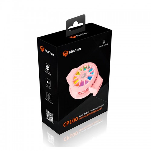 Кулер для телефону MEETION Mobile phone сooling pad MT-CP100 pink