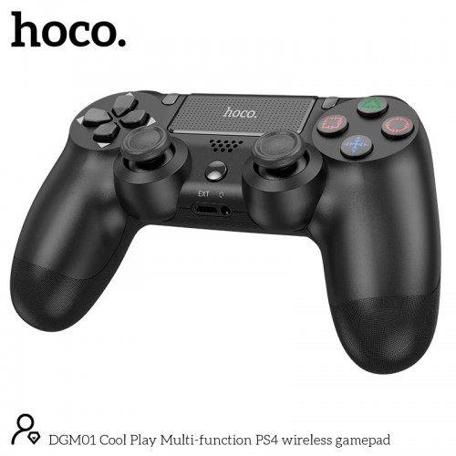 Ігровий контролер HOCO Cool Play Multi-function PS4 бездротовий gamepad DGM01 |6 axis Gyroscope| black