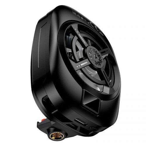 Кулер для телефону HOCO Blue diamond mobile phone cooler GM76 |LED, 3 Speed| black