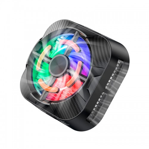 Кулер для телефону BOROFONE Travel magnetic phone radiator BG15 |LED| black