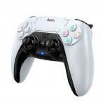 Игровой контроллер Hoco Phoenix PS4/PC Беспроводной геймпад GA1 BT/Type-C Trackpad RGB 8h white