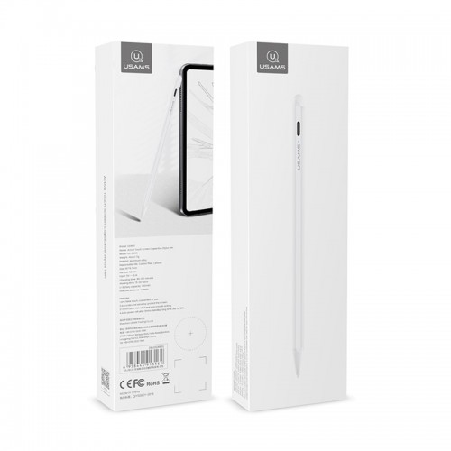 Стилус USAMS Active Touch Screen Capacitive Stylus Pen US-ZB135 white
