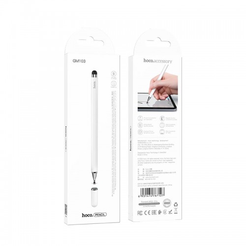 Стилус Hoco Fluent series universal capacitive pen GM103 black