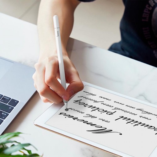 Стилус Hoco Fluent series universal capacitive pen GM103 white