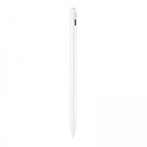 Стилус HOCO Smooth series magnetic rechargeable capacitive pen for Pad GM107 white