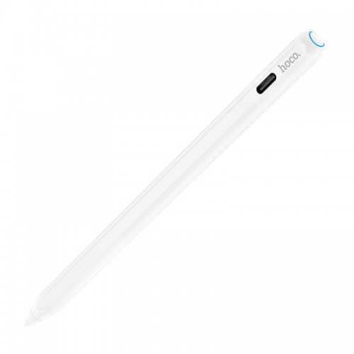 Стилус HOCO Smooth series magnetic rechargeable capacitive pen for Pad GM107 white