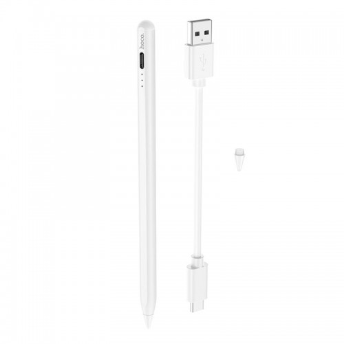 Стилус HOCO Smooth series fast charging capacitive pen for Pad GM108 white