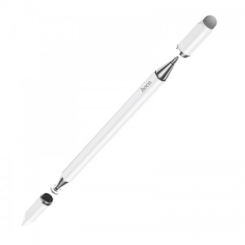 Стилус HOCO Cool dynamic series 3-in-1 passive universal capacitive pen GM111 white