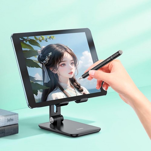 Стилус HOCO Cool dynamic series 3-in-1 passive universal capacitive pen GM111 white