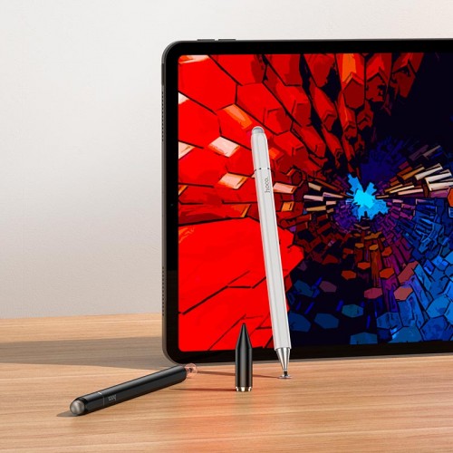 Стилус HOCO Cool dynamic series 3-in-1 passive universal capacitive pen GM111 white