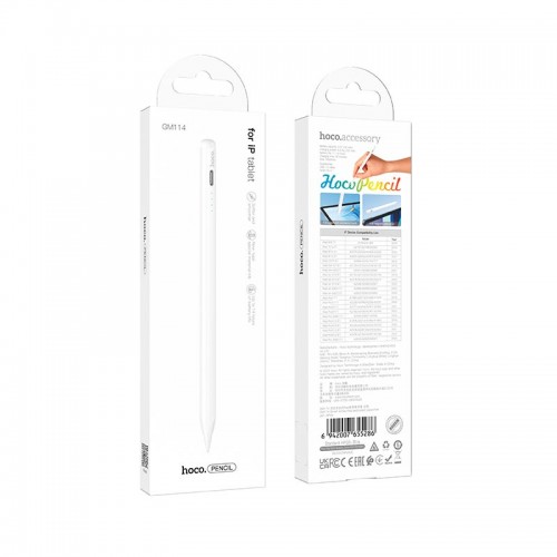 Стилус HOCO Smart active Pad dedicated capacitive pen GM114 white