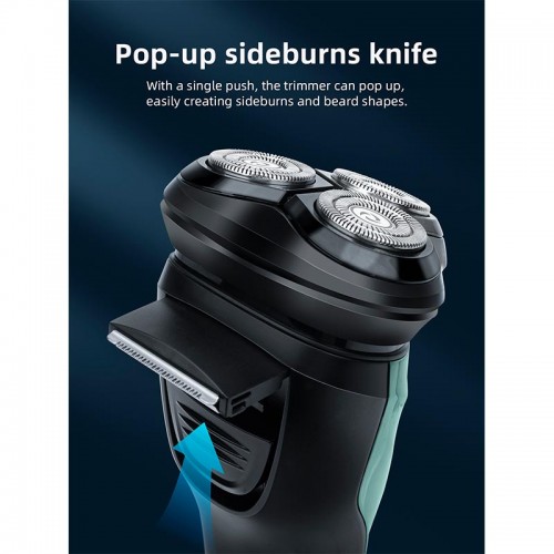 Електобритва Hoco electric razor with smart LED indicator Dar06 Plus IPX7 green