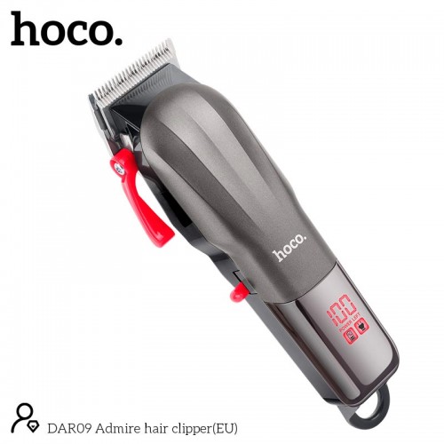 Машинка для стрижки волосся HOCO Admire Hair clipper DAR09 |4-5h, 440C SS Blade, LED Display| grey