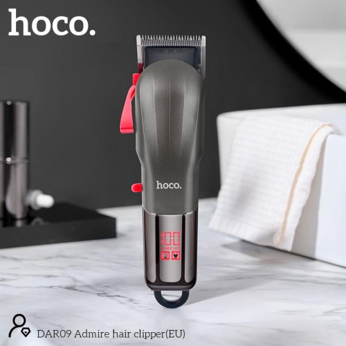 Машинка для стрижки волосся HOCO Admire Hair clipper DAR09 |4-5h, 440C SS Blade, LED Display| grey