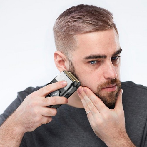 Шейвер для гоління HOCO dual mesh 2-in-1 shaver HP30 |120min, 3 speed| black