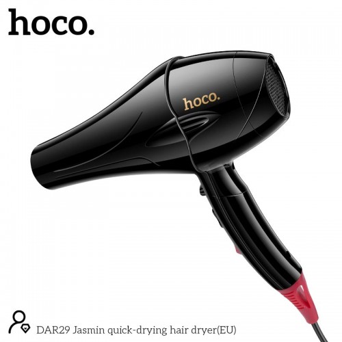 Фен HOCO Jasmin quick-drying hair dryer DAR29 |2400W| black