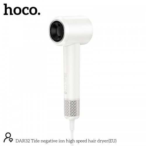 Фен HOCO Tide negative ion high speed hair dryer DAR32 white