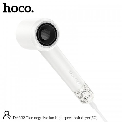 Фен HOCO Tide negative ion high speed hair dryer DAR32 white