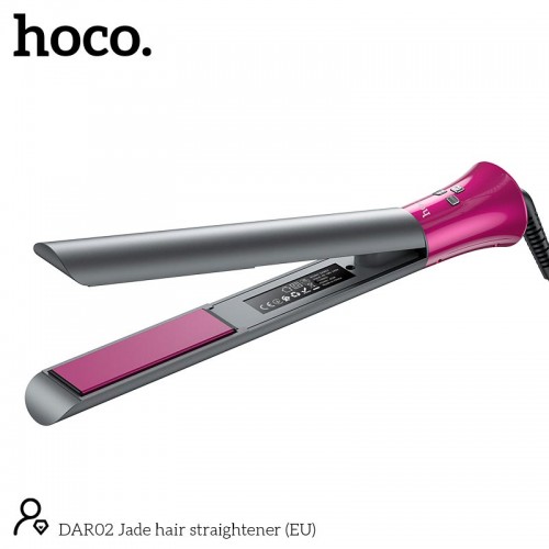 Плойка для укладання волосся HOCO Jade hair straightener DAR02 |45W| grey