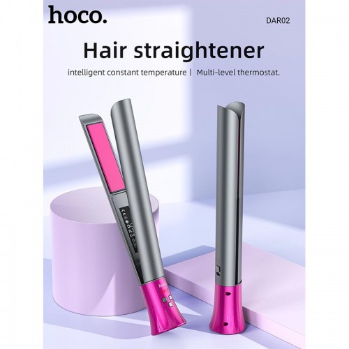 Плойка для укладання волосся HOCO Jade hair straightener DAR02 |45W| grey