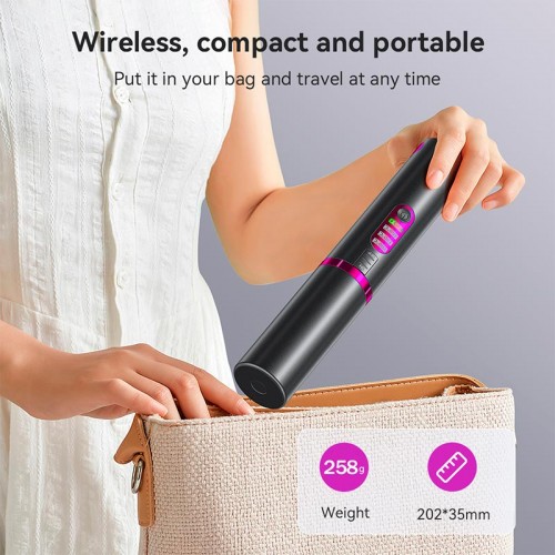 Портативна плойка для укладання волосся HOCO Protect portable hair straightener DAR33 black