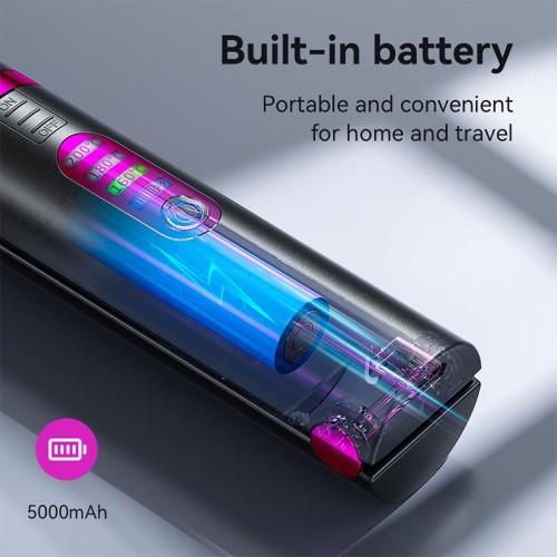 Портативна плойка для укладання волосся HOCO Protect portable hair straightener DAR33 black