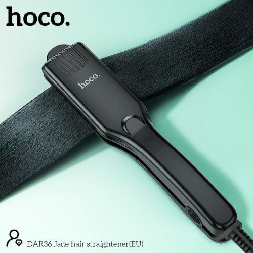 Плойка для укладання волосся HOCO Jade hair straightener DAR36 |45W| black