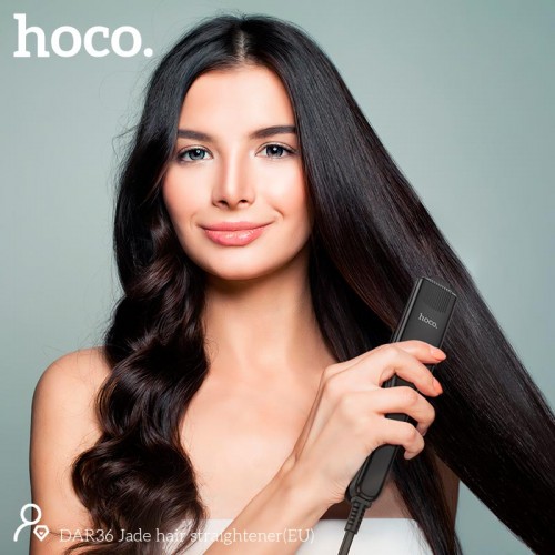 Плойка для укладання волосся HOCO Jade hair straightener DAR36 |45W| black