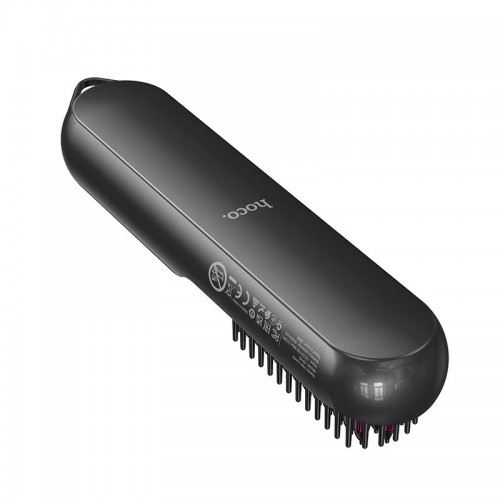Електричний гребінець-випрямляч для волосся HOCO Heating straight hair comb HP45 |30min| grey