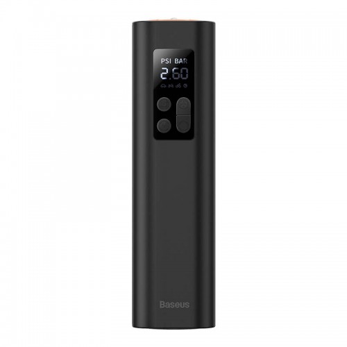 Портативний Компресор для автомобіля BASEUS Super Mini Inflator Pump |30L/Min, 12V, 150psi, 3m cable| (CRCQ000001) black