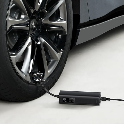 Портативний Компресор для автомобіля BASEUS Super Mini Inflator Pump |30L/Min, 12V, 150psi, 3m cable| (CRCQ000001) black