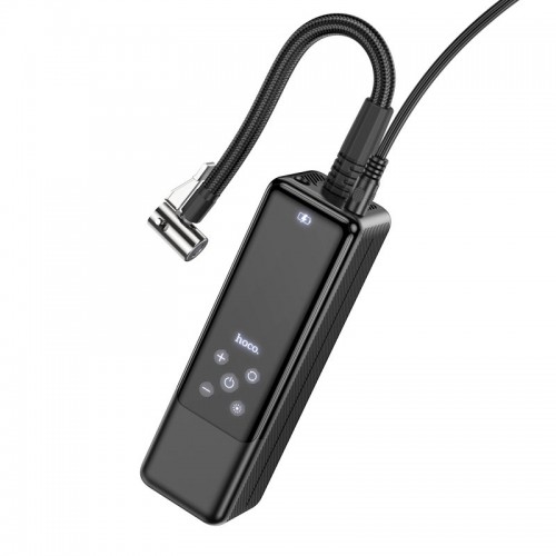 Портативний компресор Hoco May smart air pump ZP5 |3.5bar| black