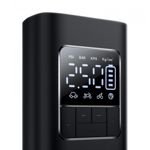 Портативний Компресор для автомобіля Baseus SuperMini Pro Series Wireless Car Inflator black