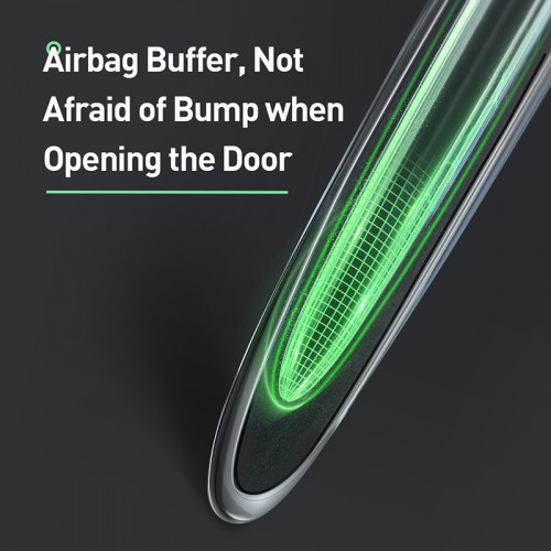 Коплект накладок для защиты дверей авто BASEUS Airbag Bumper Strip |TPU, 4pcs| (CRFZT-A02)