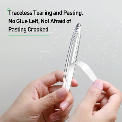 Коплект накладок для защиты дверей авто BASEUS Airbag Bumper Strip |TPU, 4pcs| (CRFZT-A02)