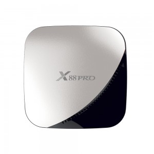 Android TV приставка Rockchip TV BOX x88 Pro |RK3318, 2GB RAM, 16GB ROM| black-silver