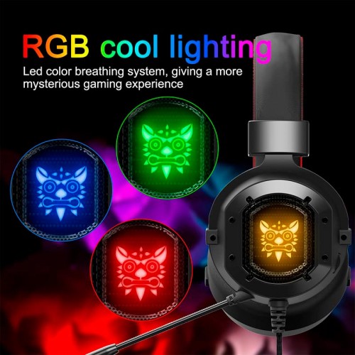 Навушники ONIKUMA Gaming with LED K3 black-red