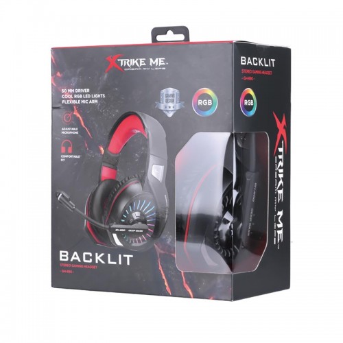 Навушники XTRIKE ME Gaming RGB Backlight GH-890 black